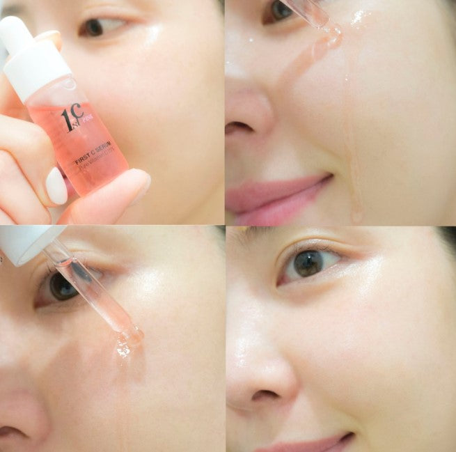 Liz K First C Serum Pink Pure Vitamin C 15%, 10ml X 5ea 리즈케이 퍼스트 C 세럼 핑크 퓨어 비타민씨 10ml X 5ea