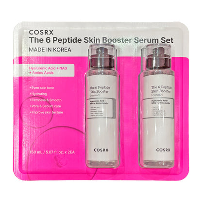 COSRX The 6 Peptide Skin Booster Serum 150ml / 5.07 fl.oz. x 2ea 코스알엑스 더 6 펩타이드 스킨 부스터 세럼 150ml / 5.07 fl.oz. x 2ea