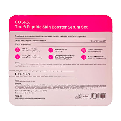 COSRX The 6 Peptide Skin Booster Serum 150ml / 5.07 fl.oz. x 2ea 코스알엑스 더 6 펩타이드 스킨 부스터 세럼 150ml / 5.07 fl.oz. x 2ea