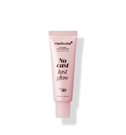 Medicube Glow Collagen Sunscreen 50ml Broad Spectrum SPF 50 메디큐브 콜라겐 글로우 선크림 50ml Broad Spectrum SPF 50