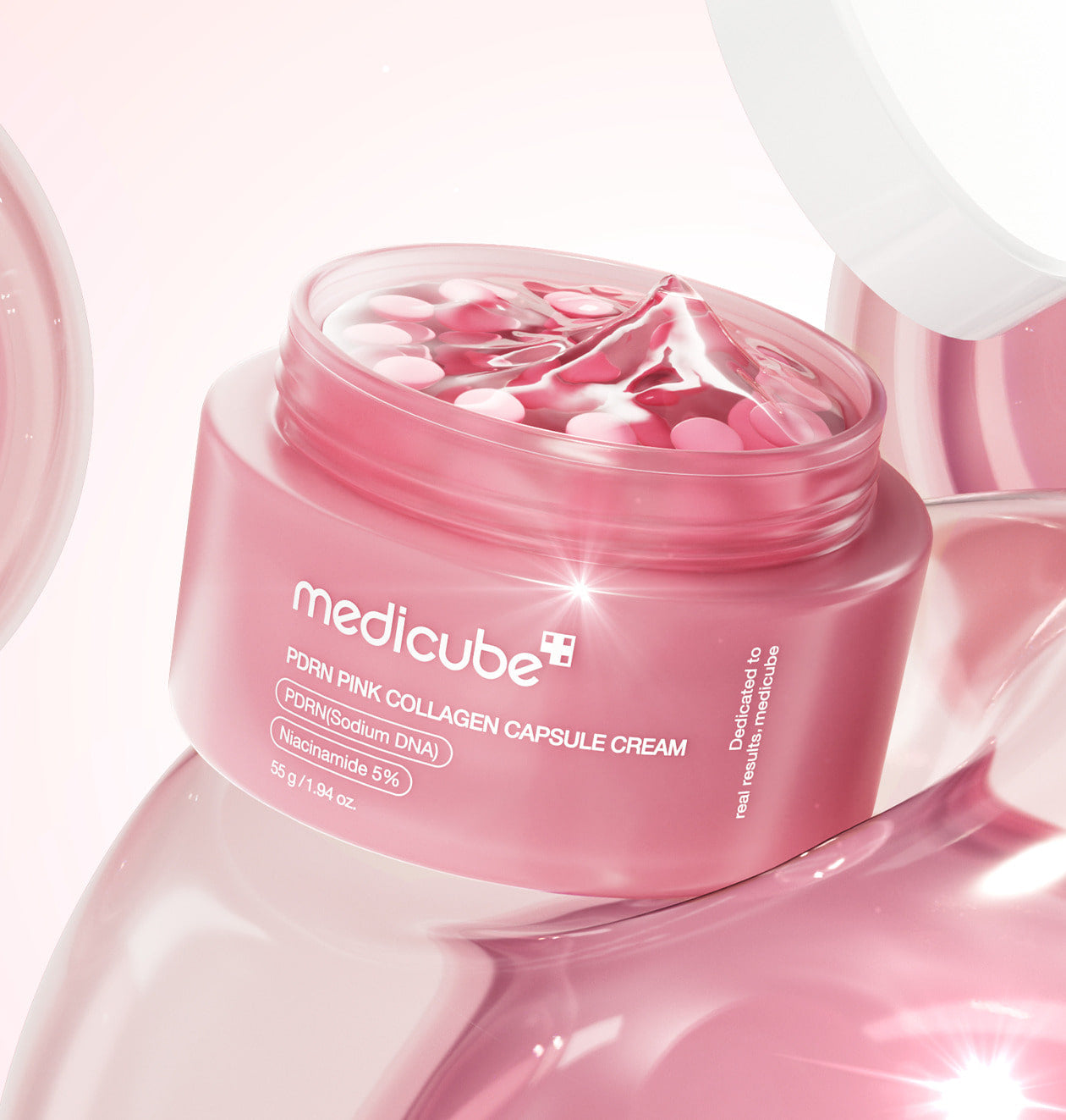 Medicube PDRN Pink Collagen Capsule Cream 55g 메디큐브 PDRN 핑크 콜라겐 캡슐 크림 55g