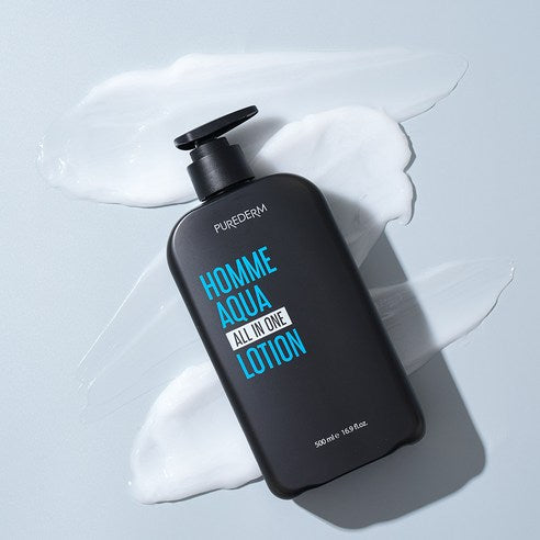 PUREDERM Homme Aqua All-In-One Lotion 500ml 퓨어덤 옴므 아쿠아 올인원 로션 500ml
