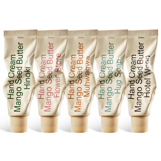 [PACK OF 2] hetras Perfumed Mango Seed Butter Hand Cream 50ml 헤트라스 퍼퓸 망고 씨드 버터 핸드크림 50ml