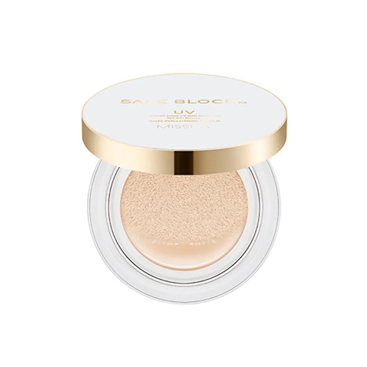 MISSHA Safe Block RX Cover Tone-Up Sun Cushion SPF50+ PA++++ 14g 미샤 세이프 블록 RX 커버 톤업 선쿠션 SPF50+ PA++++ 14g