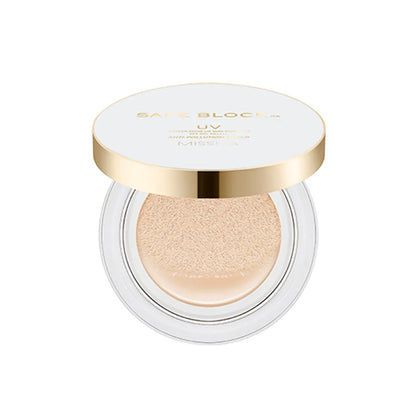 MISSHA Safe Block RX Cover Tone-Up Sun Cushion SPF50+ PA++++ 14g 미샤 세이프 블록 RX 커버 톤업 선쿠션 SPF50+ PA++++ 14g