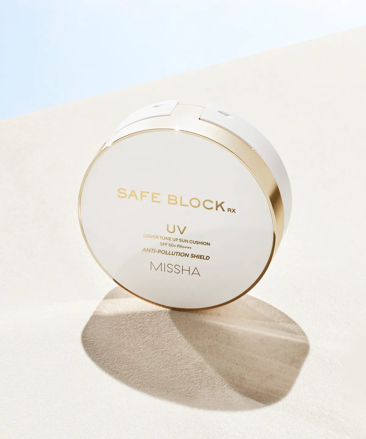 MISSHA Safe Block RX Cover Tone-Up Sun Cushion SPF50+ PA++++ 14g 미샤 세이프 블록 RX 커버 톤업 선쿠션 SPF50+ PA++++ 14g