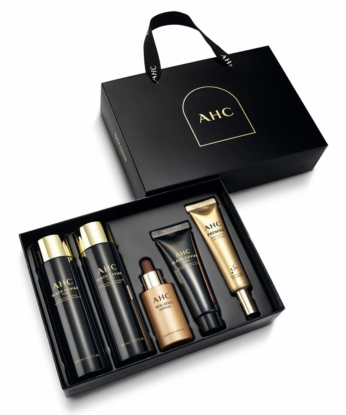 AHC Black Caviar Special Synergy Set 5-Piece Set AHC 블랙캐비어 시너지 세트 5종 세트