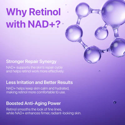 Numbuzin No.9 NAD+ Retinol Volumetox Eye Cream 10ml / 0.33 fl. oz. 넘버즈인 No.9 NAD+ 레티놀 볼륨톡스 아이크림 10ml / 0.33 fl. oz.