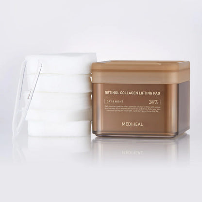 MEDIHEAL RETINOL COLLAGEN LIFTING PAD 100pads 메디힐 레티놀 콜라겐 탄력 패드 100매