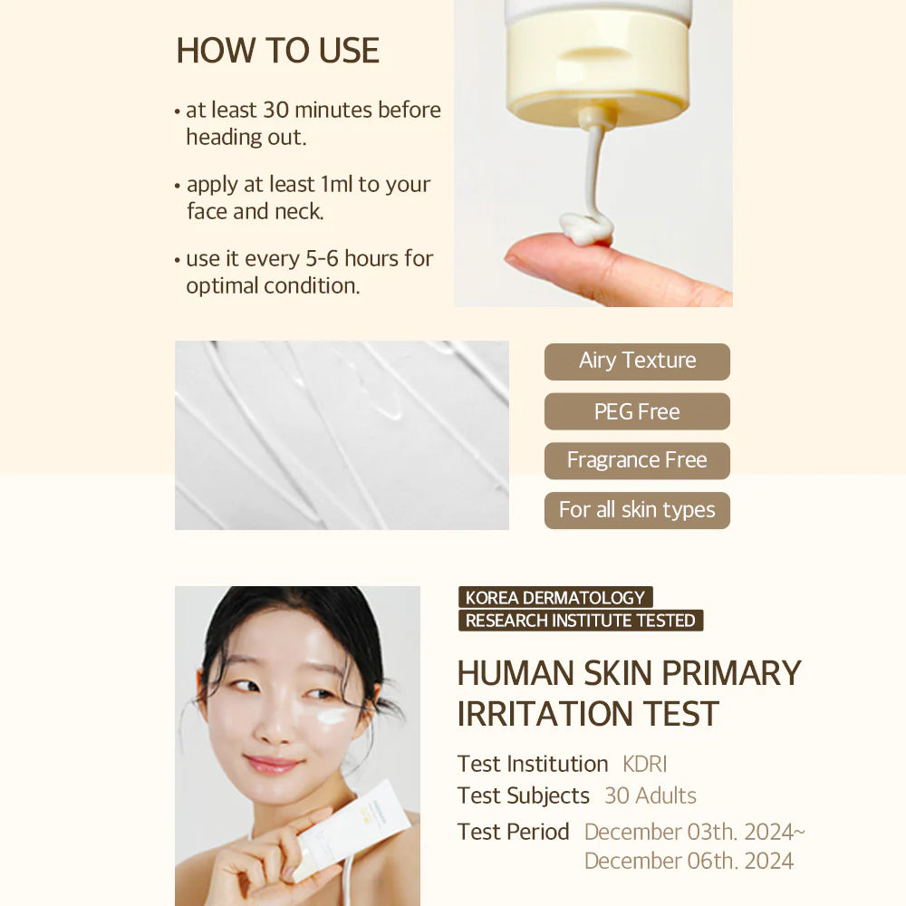 MIXSOON Bean Sun Serum SPF50+ PA++++ 50ml / 1.69 fl. oz. 믹순 콩 선세럼 SPF50+ PA++++ 50ml / 1.69 fl. oz.