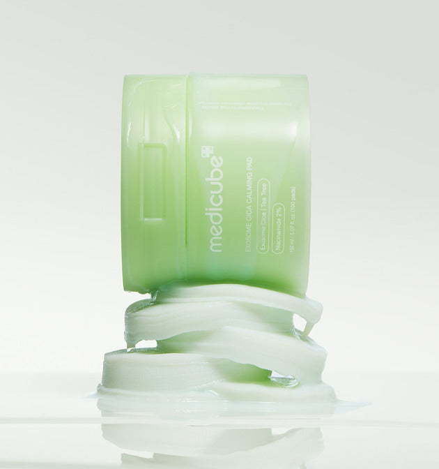 Medicube Exosome Cica  Calming Toner Pad 100Pads Low-Irritating Daily Texture Care 메디큐브 엑소좀 시카 요철 진정패드 100패드