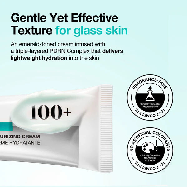 ANUA PDRN Hyaluronic Acid 100 Moisturizing Cream 60ml / 2.02 fl. oz. 아누아 PDRN 히알루론산 100 수분 크림 60ml / 2.02 fl. oz.