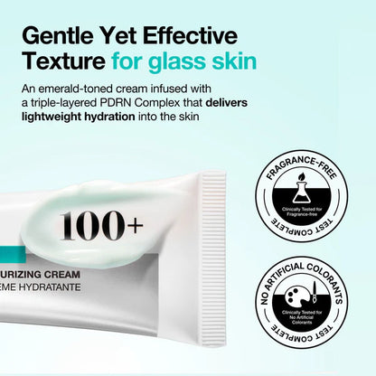 ANUA PDRN Hyaluronic Acid 100 Moisturizing Cream 60ml / 2.02 fl. oz. 아누아 PDRN 히알루론산 100 수분 크림 60ml / 2.02 fl. oz.