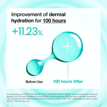 ANUA PDRN Hyaluronic Acid 100 Moisturizing Cream 60ml / 2.02 fl. oz. 아누아 PDRN 히알루론산 100 수분 크림 60ml / 2.02 fl. oz.