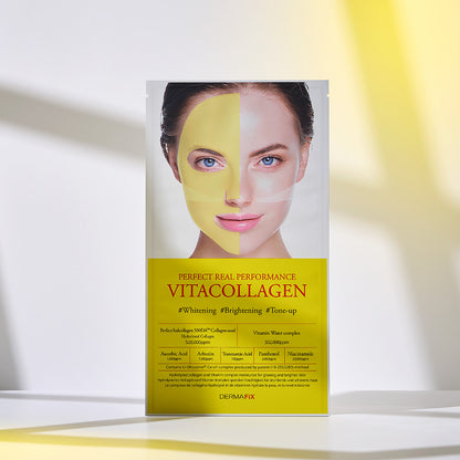DERMAFIX Perfect Real Performance Vita Collagen Mask 8EA 더마픽스 퍼펙트 리얼 퍼포먼스 비타콜라겐 8매입