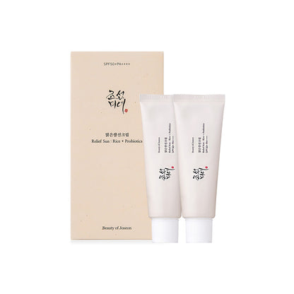 Beauty of Joseon Relief Sun : Rice + Probiotics SPF50+ PA++++ 50mL (1.69fl. oz.)  / 조선미녀 맑은쌀선크림 SPF50+ PA++++ 50mL (1.69fl. oz.)