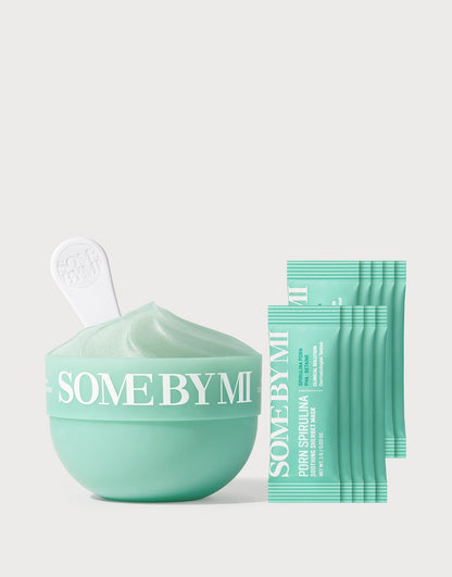SOME BY MI PDRN Spirulina Soothing Sherbet Mask 1g X 10EA 썸 바이 미 PDRN 스피룰리나 수딩 셔벗 마스크 1g X 10개입