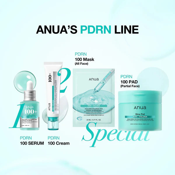 Anua PDRN Hyaluronic Acid Capsule 100 Serum Mask 10 Sheets 아누아 PDRN 히알루론산 캡슐 100 세럼 마스크 10매입