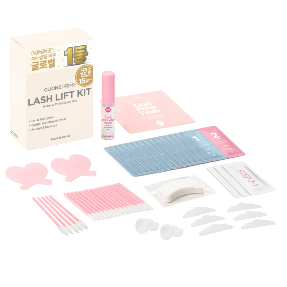 CLIONE PRIME Vegan Self Lash Lift Kit 클리오네 프라임 비건 셀프 속눈썹 펌