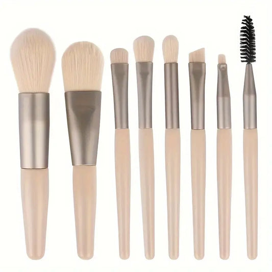 Apricot Makeup Brush 8pcs Set 아프리콧 메이크업 브러시 8종 세트
