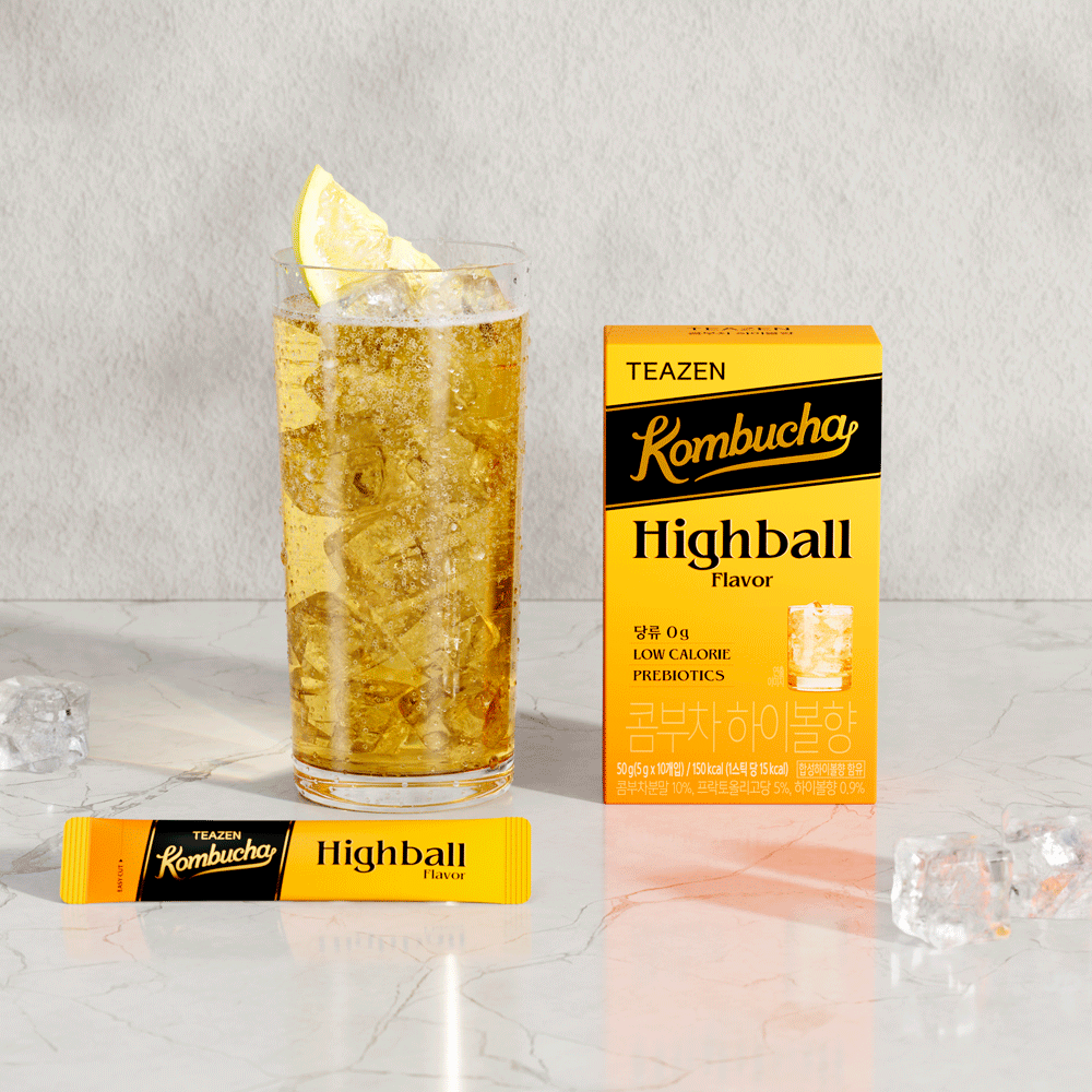 TEAZEN Kombucha Highball Flavor 5g X 60 Sticks 티젠 콤부차 하이볼향 5g X 60개입