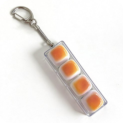[PACK OF 2] Luarmo Marshmallow 4-Key Keyboard Keycap Clicker Keychain Fidget Toy 루아르모 마쉬멜로우 키캡 키보드 키링 4구 팔각 클릭커 피젯토이