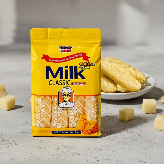 Milk Classic Rice Crackers Cheese 240g 밀크 클래식 쌀과자 치즈 240g