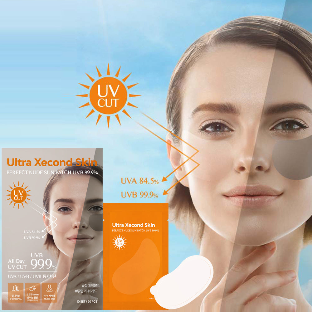 Ultra Xecond Skin Perfect Nude Sun Patch UVB 99.9% 20P 울트라 세컨스킨 퍼펙트 누드 선패치 UVB 99.9% 20P