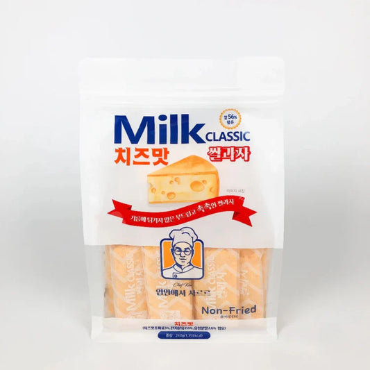 Milk Classic Rice Crackers Cheese 240g 밀크 클래식 쌀과자 치즈 240g