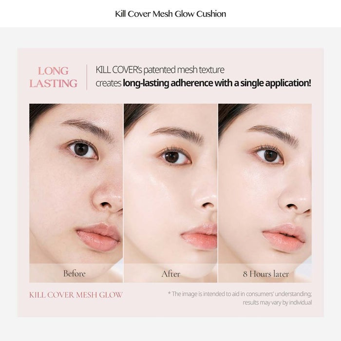 [CLIO] Kill Cover Mesh Glow Cushion 15g + Refill 15g SPF 50+ PA++++ 클리오 킬 커버 메쉬 글로우 쿠션 15g + 리필15g