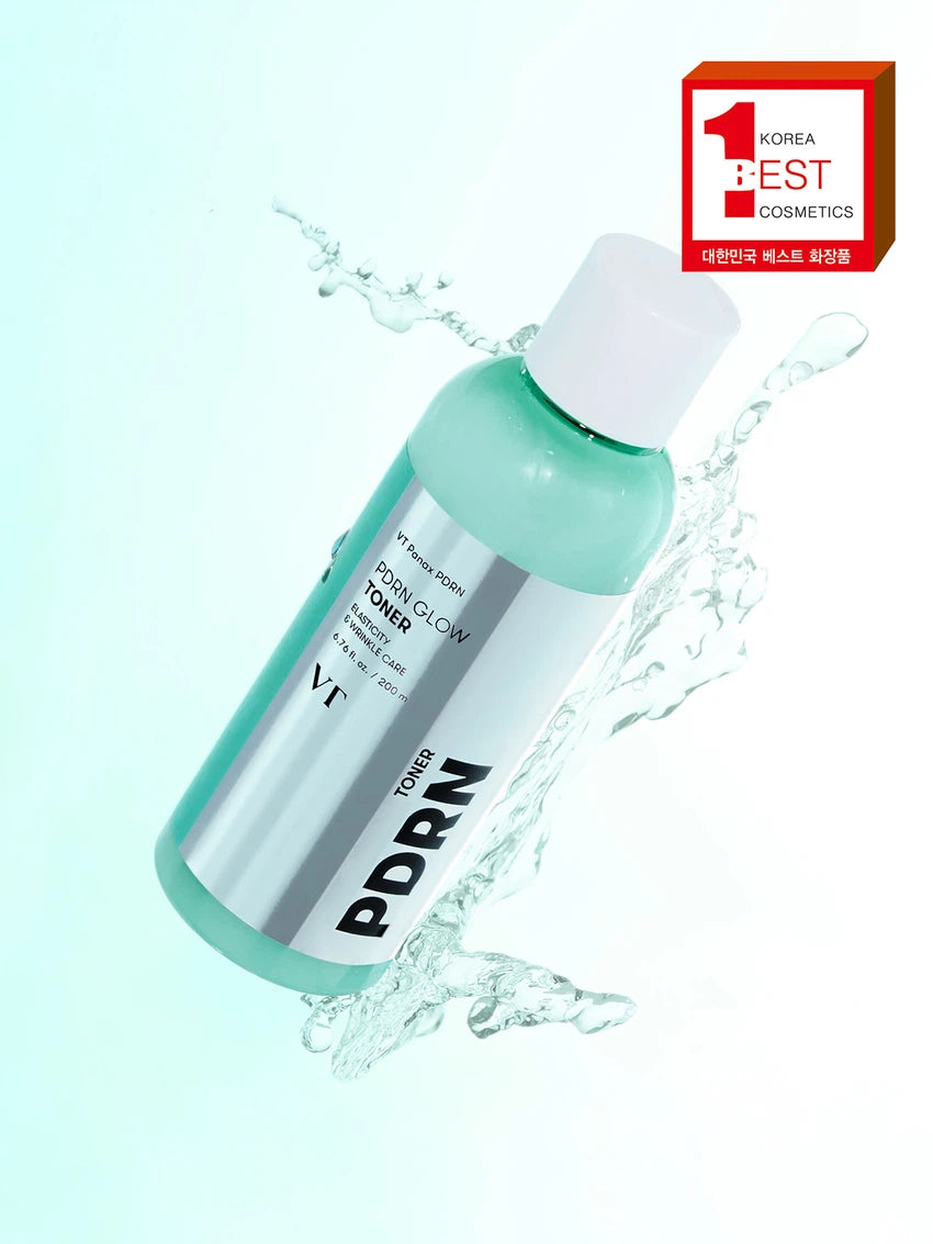한국 대란템🔥🔥 VT PDRN Glow Toner 200ml VT PDRN 광채 토너 200ml 퀵 수분충전