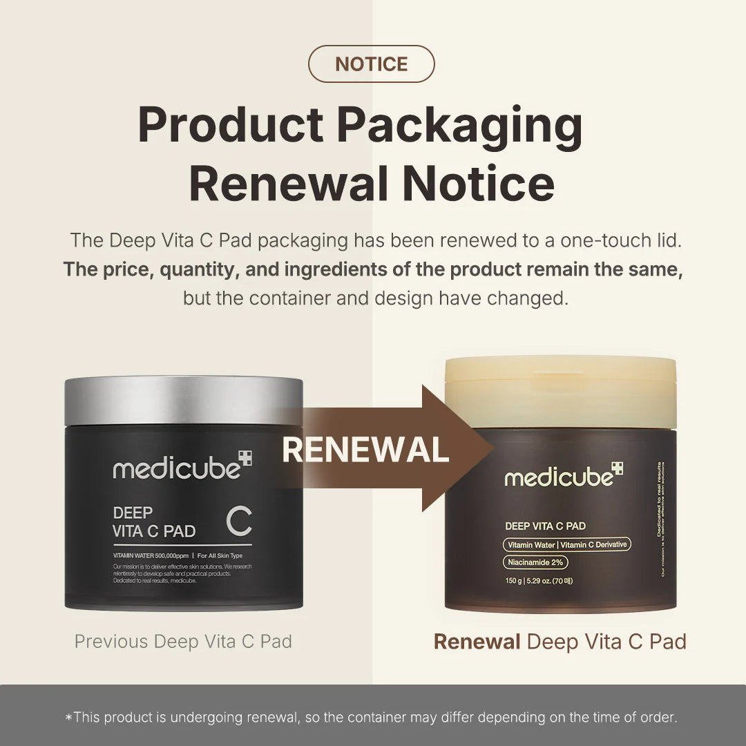 Medicube Vitamin C Dark Spot Pad 70Pads 메디큐브 딥 비타C 패드 70Pads