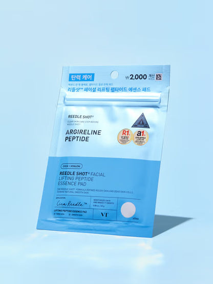 [PACK OF 2] VT Reedle Shot Facial Lifting Peptide Essence Pad 8 Sheets VT 리들샷 페이셜 리프팅 펩타이드 에센스 패드 8매입
