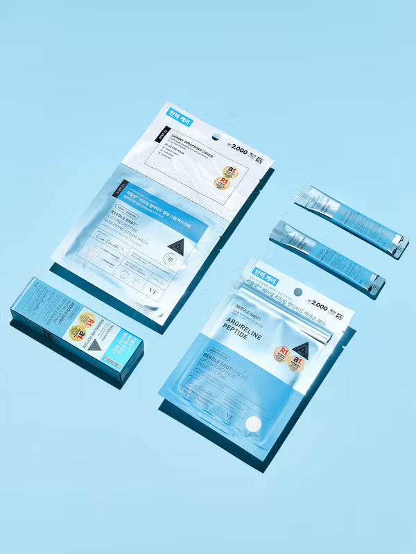 [PACK OF 2] VT Reedle Shot Facial Lifting Peptide Essence Pad 8 Sheets VT 리들샷 페이셜 리프팅 펩타이드 에센스 패드 8매입