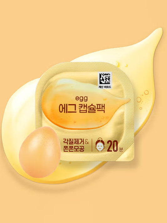 [PACK OF 5] Olive Farm Mini Capsule Pack Egg Capsule Pack Exfoliating Pore Tightening 올리브팜 에그 캡슐팩 각질제거 쫀쫀모공