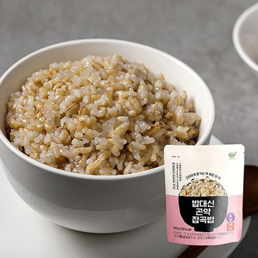 [10+1 PACK] Cooked Konjac Rice Hanchaewon Konjac Mixed Rice 85kcal Instead of Rice 150g / 한채원 밥 대신 곤약 잡곡밥 150g (곤약, konjac)