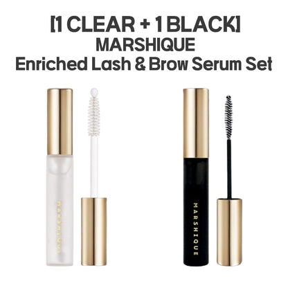 [PACK OF 2] MARSHIQUE Enriched Lash & Brow Serum Set 마르시끄 인리치드 속눈썹 영양제 세트