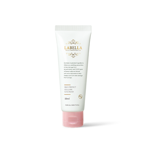 LABELLA Mild Perfect Cellcare Suncream 50ml(1.69 fl. oz.) 라벨라 마일드 퍼펙트 셀케어 선크림 50ml(1.69 fl. oz.)