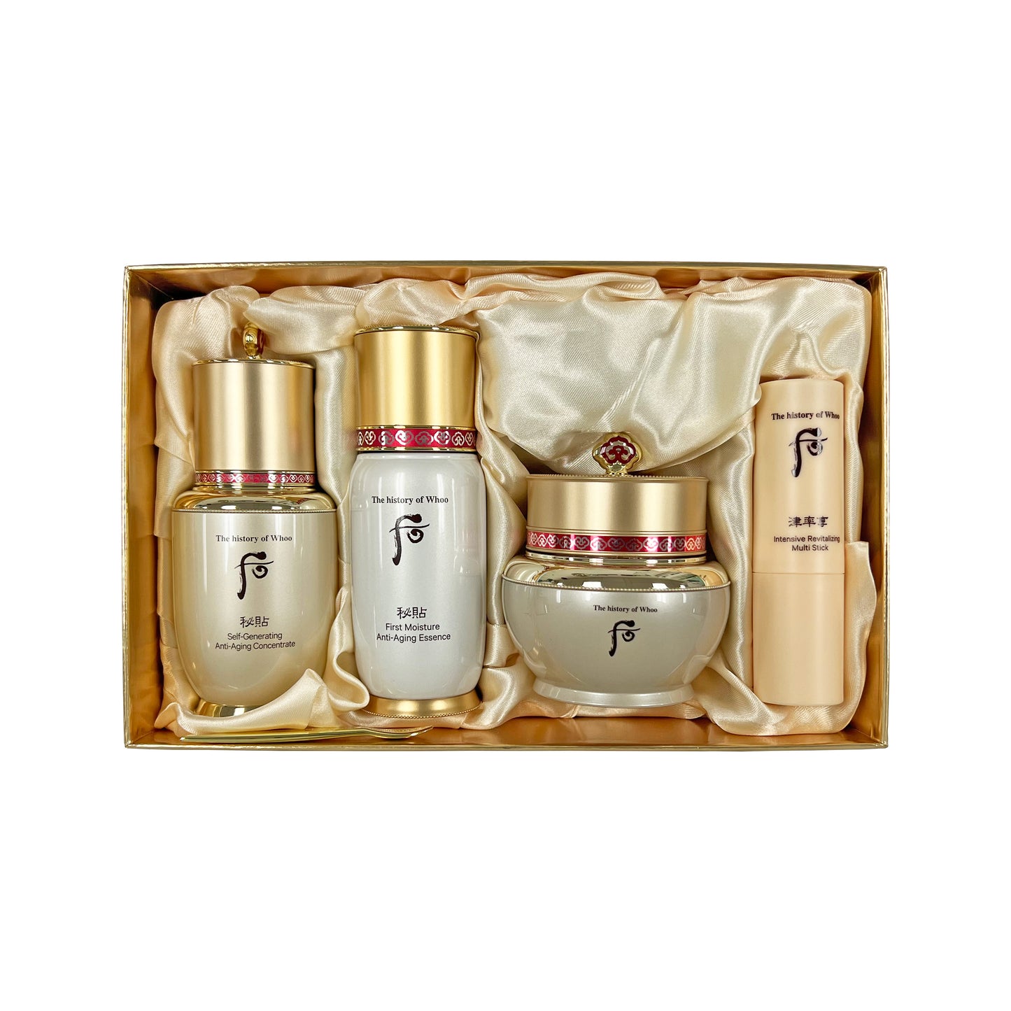 Newest 2025ver** The history of Whoo Bichup Royal Anti-Aging Duo Special Set with Jinyulhyang Multi Stick / 더 후 비첩 로얄 안티에이징 진율향 멀티스틱 스페셜 세트
