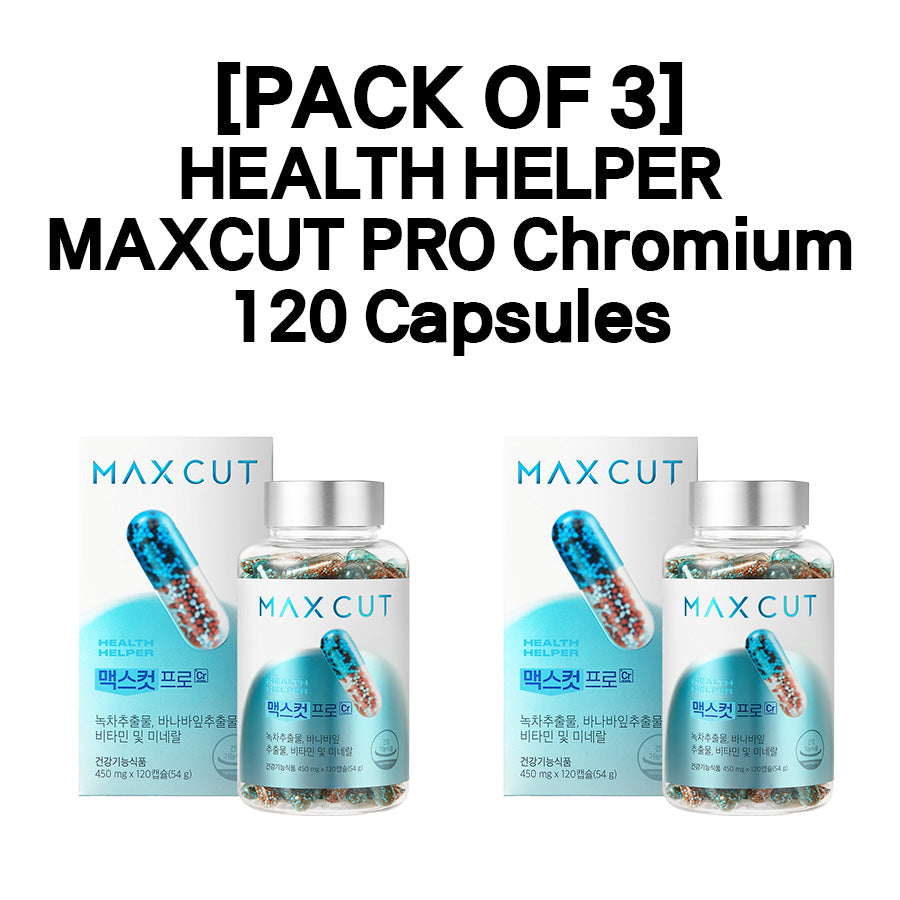 HEALTH HELPER MAXCUT PRO Chromium 120 Capsules 헬스헬퍼 맥스컷 프로 크롬 120캡슐