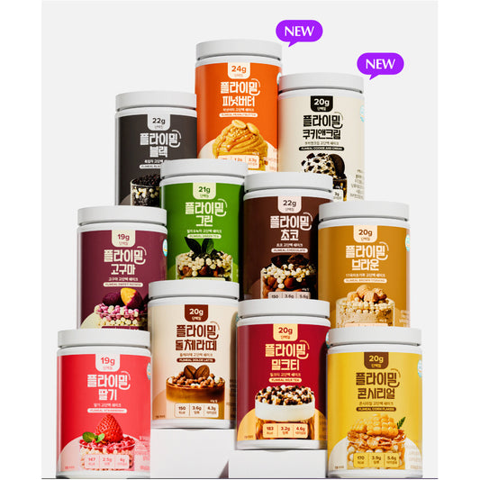 [BIG SIZE 630g] FULLIGHT FLIMEAL PROTEIN SHAKE 11 FLAVOR (CHOCOLATE/GREEN/BLACK/BROWN/SWEET POTATO/DOLCE LATTE/MILK TEA/CORN FLAKES/STRAWBERRY/COOKIES AND CREAM/PEANUT BUTTER) 풀라이트 플라이밀 단백질쉐이크 11가지맛 (초코/그린/블랙/브라운/고구마/돌체라떼/밀크티/콘시리얼/딸기/쿠키앤크림/피넛버터)