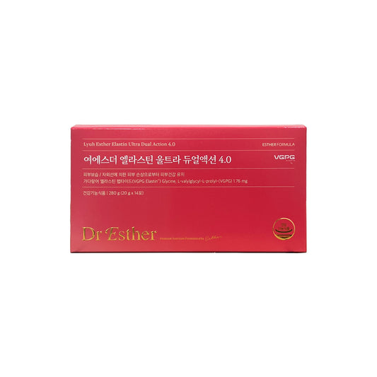 ESTHER FORMULA Lyuh Esther Elastin Ultra Dual Action 4.0 280g (20g X 14 Stick) 에스더포뮬러 여에스더 엘라스틴 울트라 듀얼액션 4.0 280g (20g X 14포) 기능성 엘라스틴 젤리