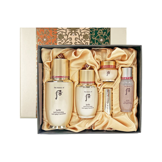 The history of Whoo Bichup Self-Generating Anti-Aging Concentrate Special 2pc Set / 더 후 비첩 자생 에센스 2종 세트