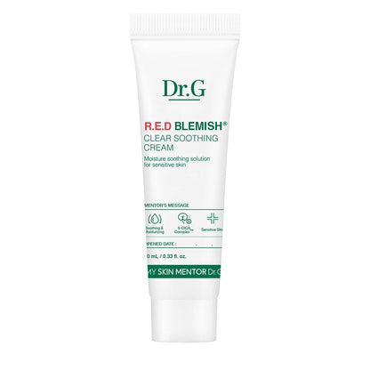 Dr.G 레드 블레미쉬 클리어 수딩크림 50X2 + 10X2 Dr.G Red Blemish Clear Soothing Cream 50X2+10X2