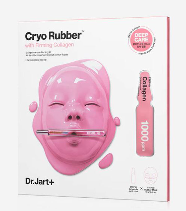Dr.Jart Dermask Cryo Rubber Facial Mask Pack New Upgrade Ampoule + Rubber Mask 2 Step Kit 닥터자르트 크라이오 러버 마스크팩