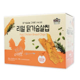 MAMA'S CHOICE Real Chicken Breast Chips 210g (30g x 7ea) (95.3% Chicken Breast) / 마마스초이스 리얼 닭가슴살칩 210g (30g x 7ea)
