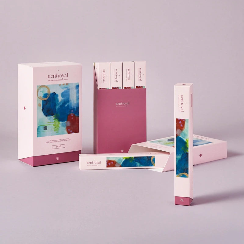 KENT ROYAL PRO SOFT TOOTHBRUSH (PACK OF 4) 켄트 로얄 프로 소프트 칫솔 4개입