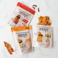 AND FOOD CRUNCHICKEN 20g Chicken Breast Jerkey 3 Flavor 에이엔디푸드 크런치킨 20g 오븐에서 구워 바삭한 닭가슴살 육포 3가지 맛