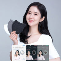 CHARMZONE KF94 FACE COVER MASK [BLACK, GRAY, WHITE - LARGE] 50EA 참존 KF94 마스크 [블랙, 그레이, 화이트-대형] 50매