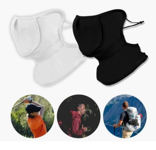 ***CLEARANCE X Balance Golf Mask 엑스 발란스 호흡이편한 자외선차단 밸크로덮개형 마스크 1매 / 골프 ...